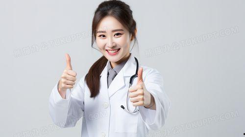 女医生的照片,坚韧与美丽的双重奏